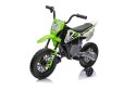 Motor PANTONE 361C na akumulator dla dzieci Zielony + Panel audio + Wolny Start + Koła EVA