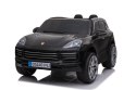 Porsche Cayenne S na akumulator dla dzieci Lakier Czarny + Pilot + Wolny START + EVA + Audio LED