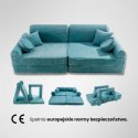 Meowbaby® aesthetic sztruksowa sofa dziecięca prem MEOWBABY