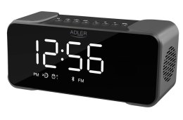 Adler AD 1190 Radiobudzik bezprzewodowy radio budzik przenośny Bluetooth USB AUX karta SD 2600mAh