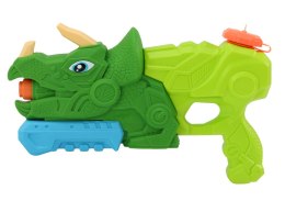 Pistolet Na Wodę Dinozaur Zielony Triceratops 1000 ml Zasięg 7m