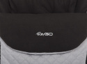 Pakiet Zimowy EasyGo mufki + śpiworek do wózka - carbon