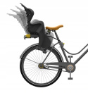BELLELLI Mr Fox Easy Dream LUX fotelik rowerowy odchylany z mocowaniem do bagażnika - Dark Grey