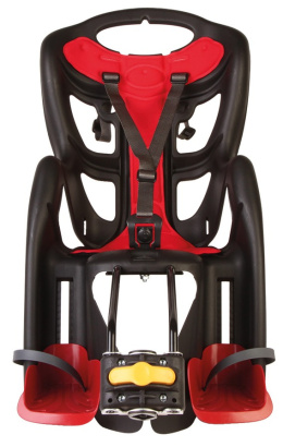 Bellelli PEPE STANDARD Fotelik rowerowy mocowany do ramy - Black Red
