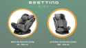 Secure Pro i-Size Sesttino od urodzenia do 150cm wzrostu fotelik samochodowy do 12 roku życia - Gray