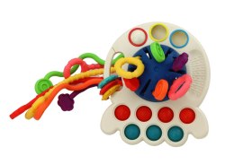 Zabawka Sensoryczna Ośmiornica Gryzak Dla Niemowląt Kolorowa