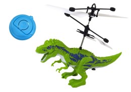Latający Dinozaur Helikopter Sterowany Ręką Zielony
