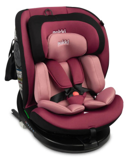 MOKKI i-Size Caretero Obrotowy fotelik samochodowy Isofix 0-36 kg - Dirty Pink