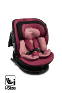 MOKKI i-Size Caretero Obrotowy fotelik samochodowy Isofix 0-36 kg - Dirty Pink
