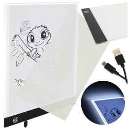 Deska kreślarska tablica kalka do rysowania podświetlana LED A4