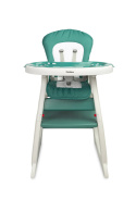 HOMEE CARETERO 2w1 krzesełko do karmienia i stolik - Green