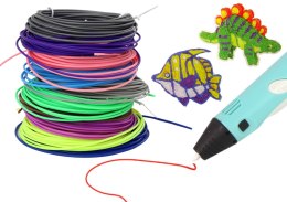 Wkłady Do Długopisu 3D Filamenty 10 Sztuk Kolorowe