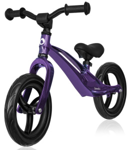 BART Lionelo rowerek biegowy 2 lata+ 12 cali do 30kg magnezowa rama - Purple Amethyst
