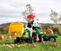 Rolly Toys 023134 Traktor Rolly Kid X z łyżka i przyczepa Zielony