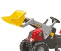 Rolly Toys 811397 Traktor Rolly Junior RT z przyczepą i łyżka Czerwony
