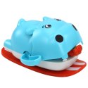 Zabawka Do Kąpieli Nakręcana Pływający Hipopotam Na Desce