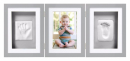 Pearhead Babyprints Deluxe Desktop Frame - Gray