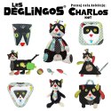 Les Deglingos 3 częściowy zestaw z melaminy Kot Charlos