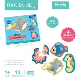 Mudpuppy Puzzle sensoryczne Pod wodą 1+