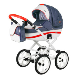 MARCELLO 3W1 ADAMEX klasyczny wózek dziecięcy z fotelikiem Kite 0-13kg - Polski Produkt