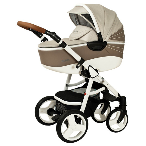 QUARA 3w1 Coto Baby wózek wielofunkcyjny z fotelikiem 0m+ / coffee eco