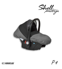 SHELL PRESTIGE BLACK 3w1 BabyActive wózek głęboko-spacerowy + fotelik samochodowy 0m+ P04