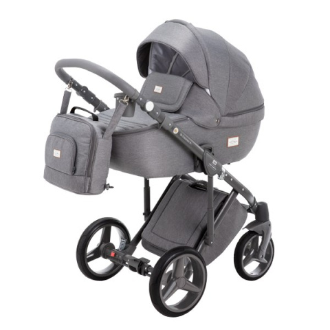 LUCIANO 4W1 ADAMEX wózek dziecięcy + fotelik Kite 0-13kg + baza IsoFix - Polski Produkt - Q-2