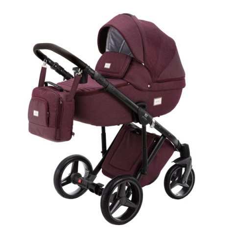 LUCIANO 4W1 ADAMEX wózek dziecięcy + fotelik Kite 0-13kg + baza IsoFix - Polski Produkt - Q-8