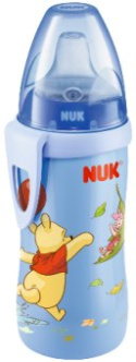 NUK Active Cup DISNEY Kubuś Puchatek 300 ml z klipsem i ustnikiem silikonowym 12m+ 750.413