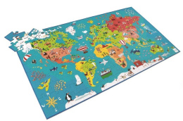 Puzzle Mapa Świata - Nowość  , Scratch