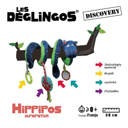Les Deglingos Spirala edukacyjna Hipopotam Hippipios