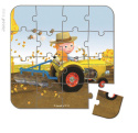 Puzzle 4w1 Traktor Tadka, Janod