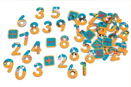 Puzzle w walizce Alfabet pociąg 27 elementów, Janod