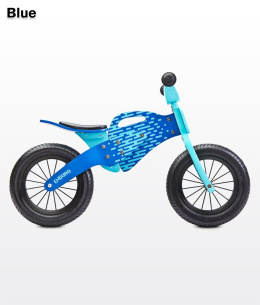 Enduro drewniany rowerek biegowy TOYZ niebieski