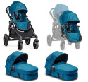 Baby Jogger City Select Double 2w1 głęboko-spacerowy 2x siedzisko 2x gondola