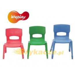 Weplay Krzesło Krzesełko 30 cm czerwone niebieskie zielone żółte C0307_1_KE0006