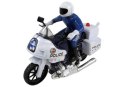 LeanToys Motocykl Ścigacz z Policjantem Światła Dźwięki