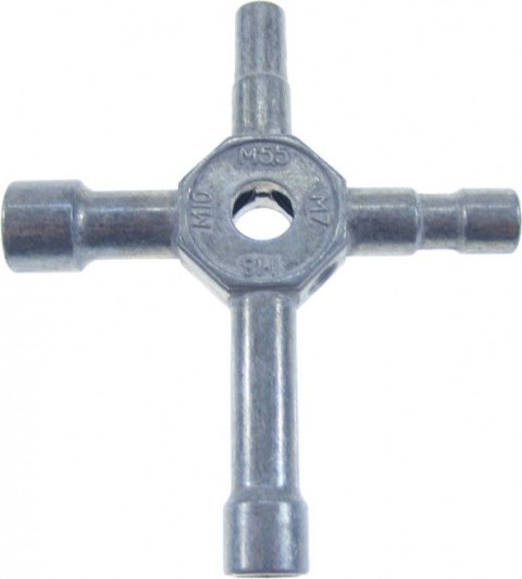 Nieanodyzowany klucz do kół ( M5.5, M7, M8, M10)