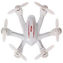 Mini dron X901 (4CH, 2.4GHz, zasięg 20-30m, 22g, żyroskop, 7.5cm) - Biały