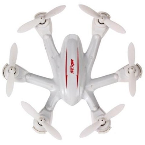 Mini dron X901 (4CH, 2.4GHz, zasięg 20-30m, 22g, żyroskop, 7.5cm) - Biały