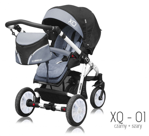 Sport XQ BabyActive Wózek spacerowy idealny na drogi i bezdroża! XQ-01 - biały stelaż
