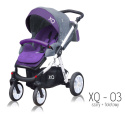 Sport XQ BabyActive Wózek spacerowy idealny na drogi i bezdroża! XQ-03 - biały stelaż
