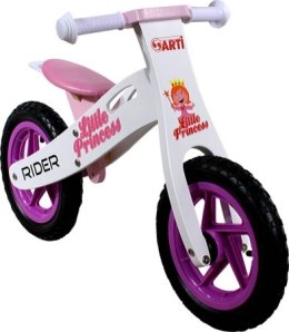 Rowerek biegowy ARTI Rider Plus pompowane koła - Little Princess Pink