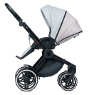 COMPASS 3w1 Dada Prams wózek dziecięcy z fotelikiem Kite 0-13kg - Light Grey