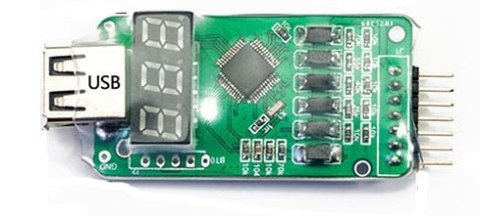 Ładowarka USB LiPo 1.5A 2-6S z wskaźnikiem