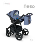 NESO Camarelo 3w1 wózek wielofunkcyjny z fotelikiem KITE 0-13kg Polski Produkt - NE-2