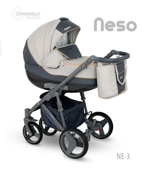 NESO Camarelo 3w1 wózek wielofunkcyjny z fotelikiem KITE 0-13kg Polski Produkt - NE-3