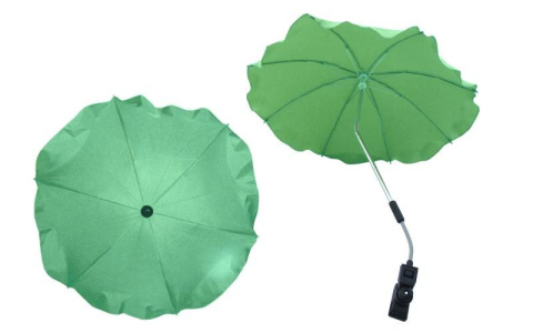 BOMIX Parasolki do wózków dziecięcych z uniwersalnym uchwytem X99 - morski odcień zieleni