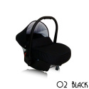 Wózek 3w1 Elite Design Group INSPIRO głęboko-spacerowy pompowane koła + fotelik 02 black