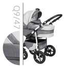 Q9 3w1 Baby Merc wózek dziecięcy z fotelikiem 0m+ kolor 47